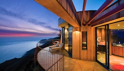 Balcony at Post Ranch Inn, California  