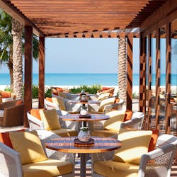 Outside Dining at The Ritz Carlton Dubai