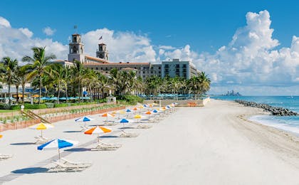 Beach at The Breakers, Palm Beach, Florida