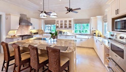 Kitchen Area at Windward House Villa, Sandy Lane Barbados 