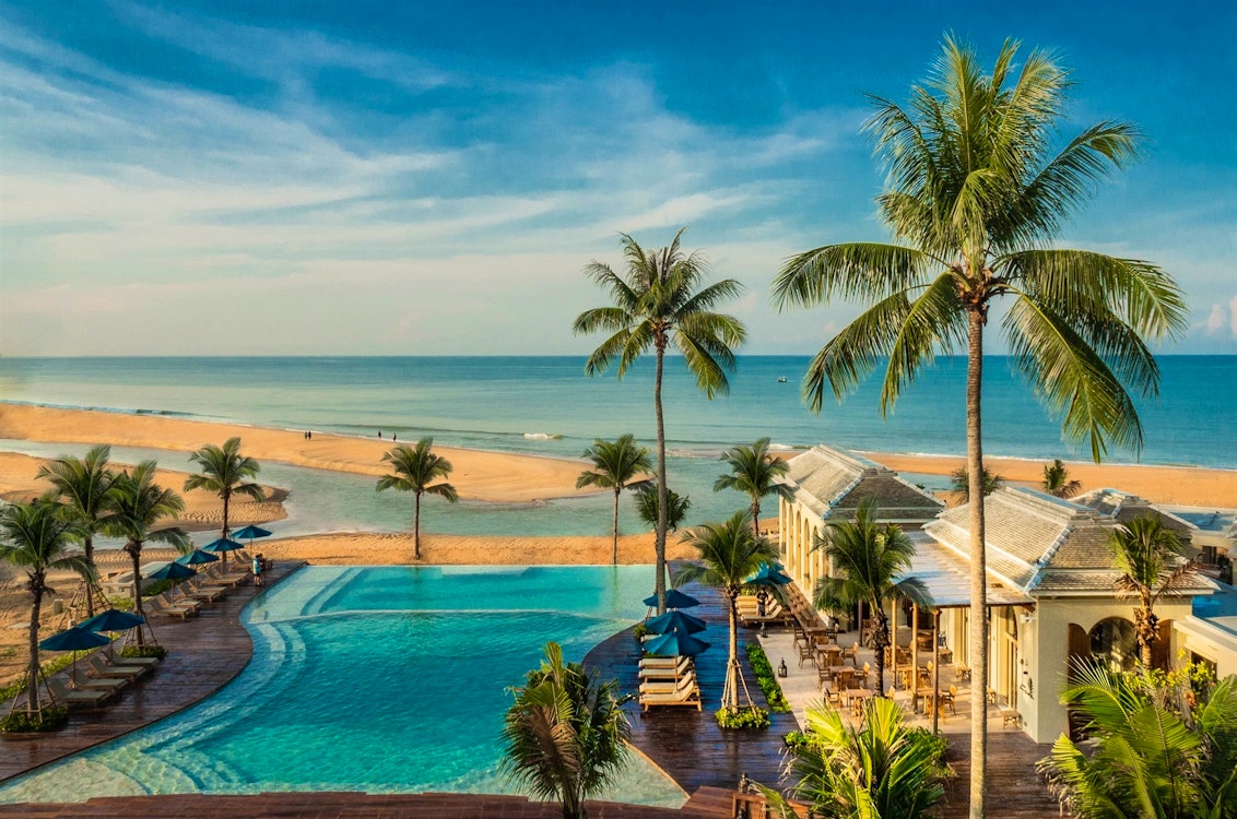 Beach and Main Pool, Devasom Khao Lak Beach Resort & Villas