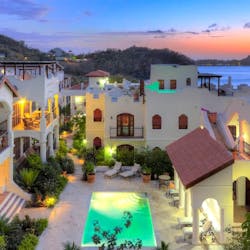 Courtyard and Pool, Cap Maison, St Lucia