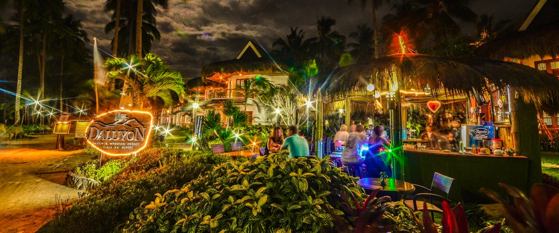 Beach bar at Daluyon Beach & Mountain Resort, Palawan