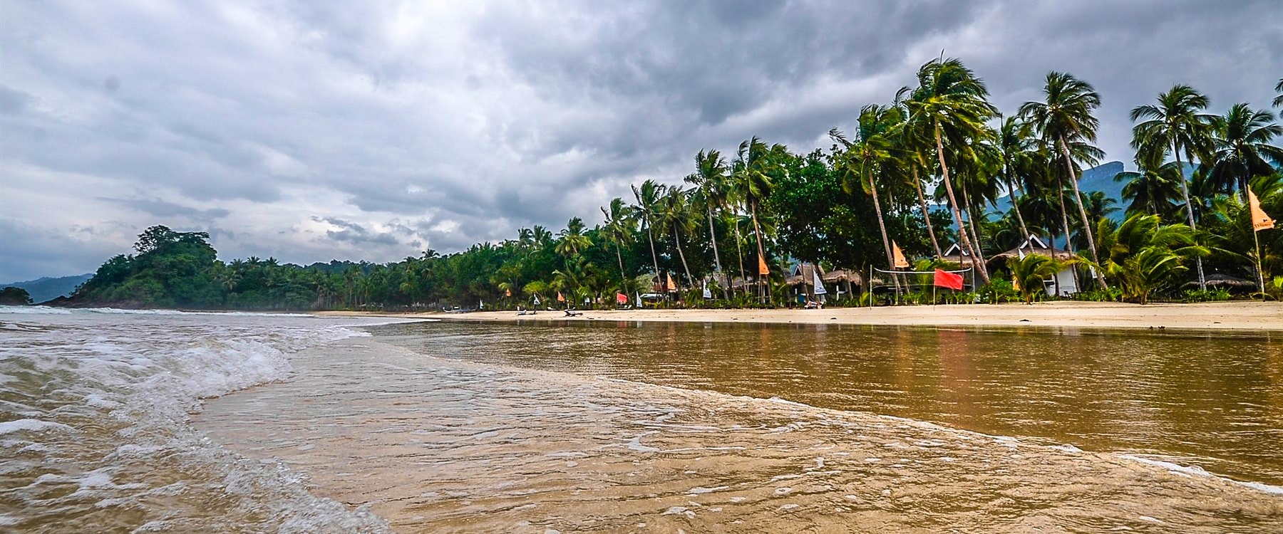 Beach area at Daluyon Beach & Mountain Resort, Palawan