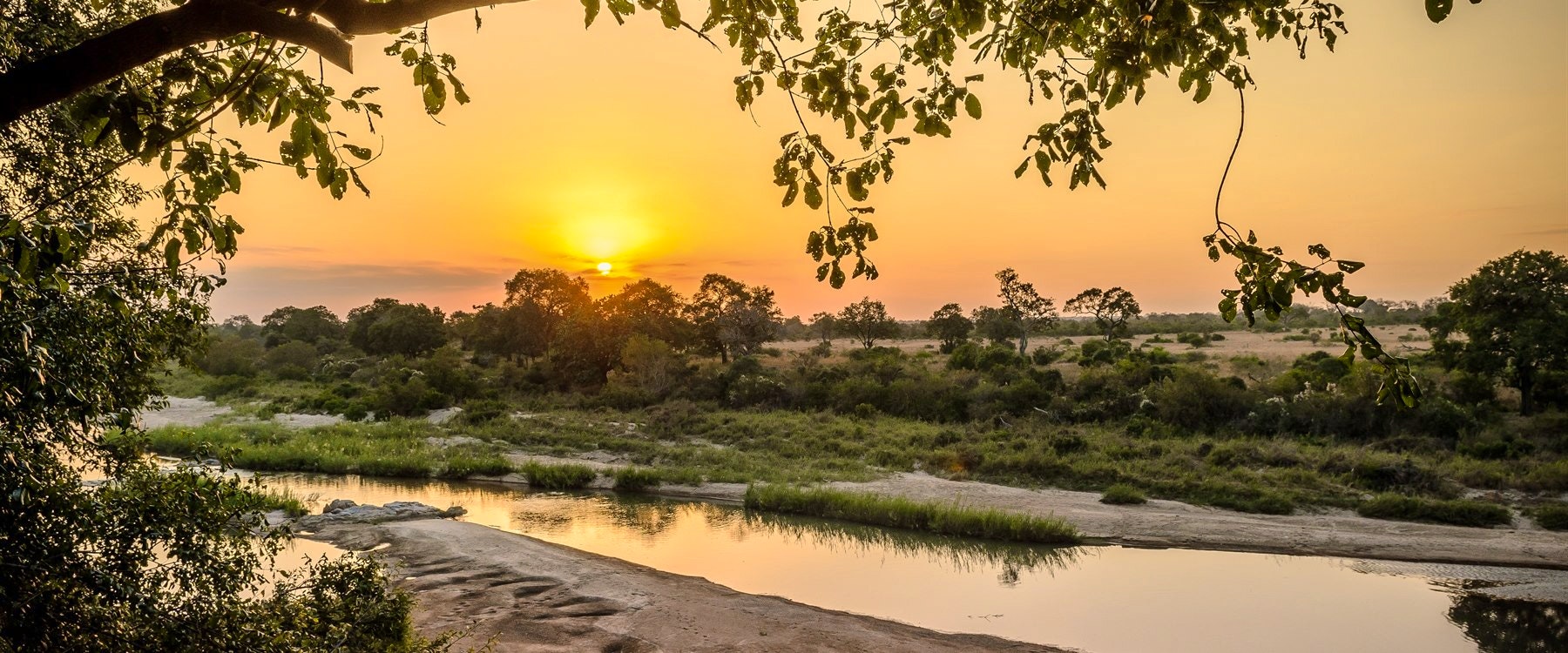Sunset Landscape At Singita Pamushana Lodge