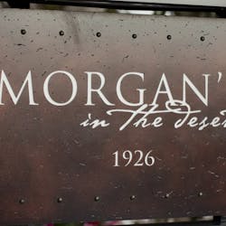 Morgans In The Desert Restaurant Sign At La Quinta Resort & Club, A Waldorf Astoria Resort