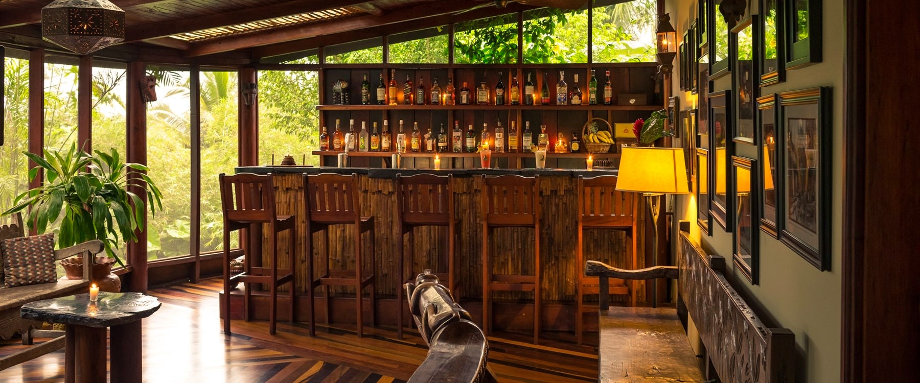 bar area, Blancaneaux Lodge, Belize