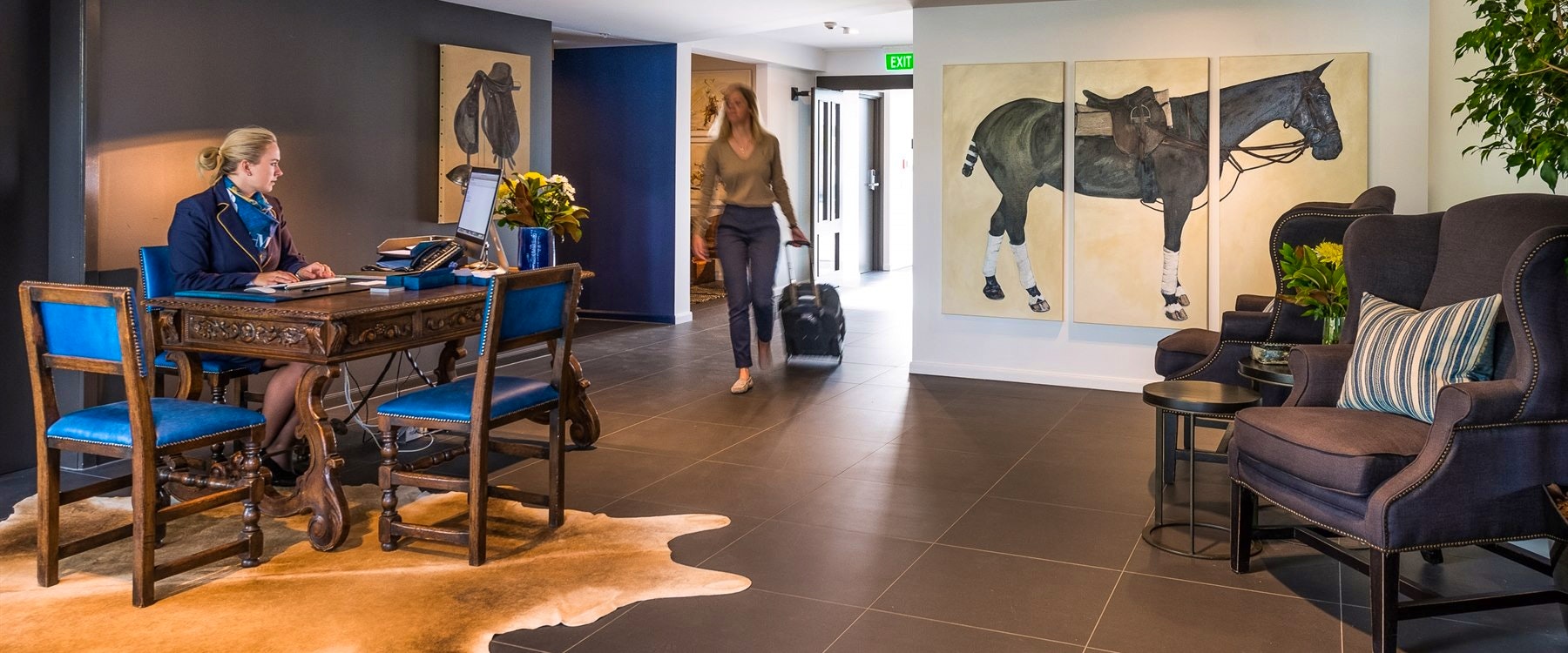 Interior of Hotel Montreal, Christchurch