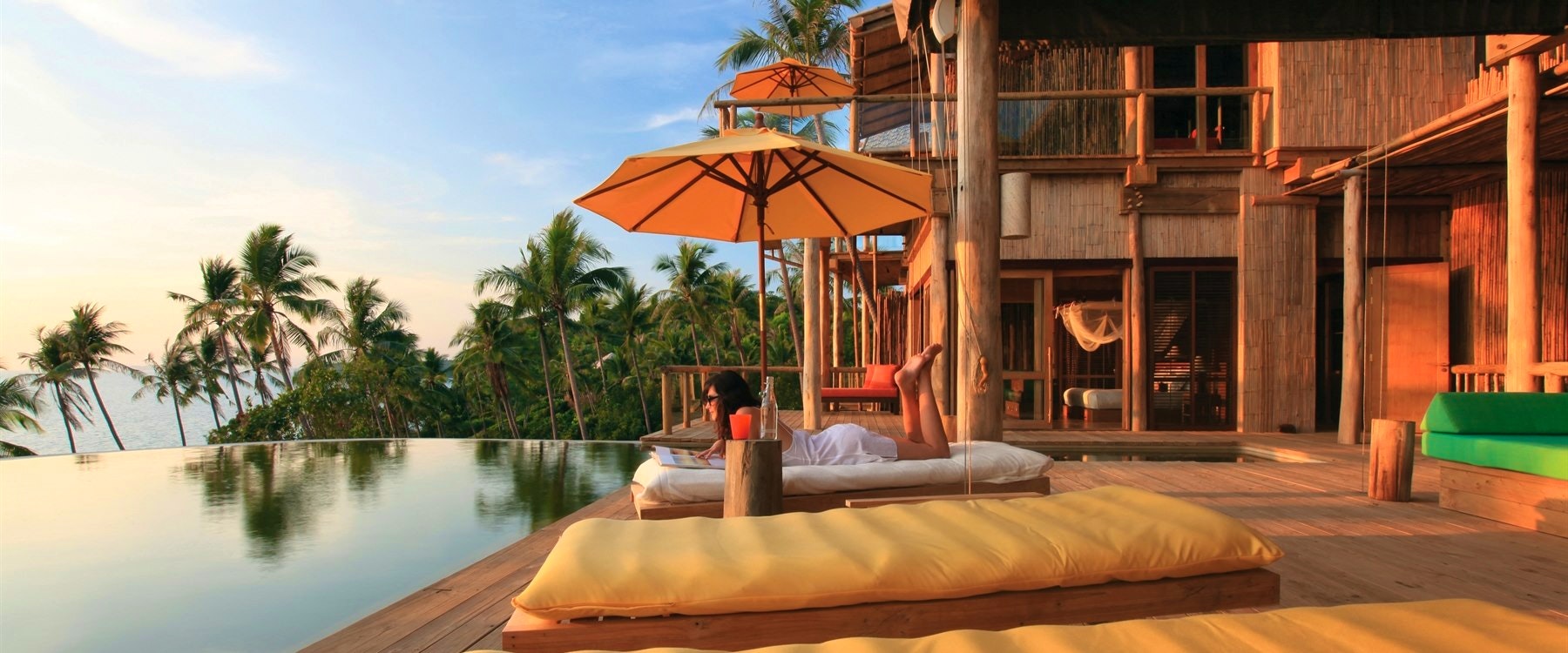 Private cliff pool at Soneva Kiri, Thailand