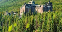 exterior of fairmont banff springs alberta