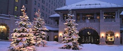 Exterior of Fairmont Chateau Lake Louise, Alberta