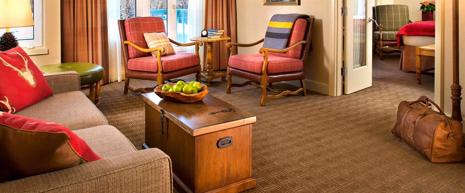 Bedroom at Fairmont Chateau Whistler, British Columbia 