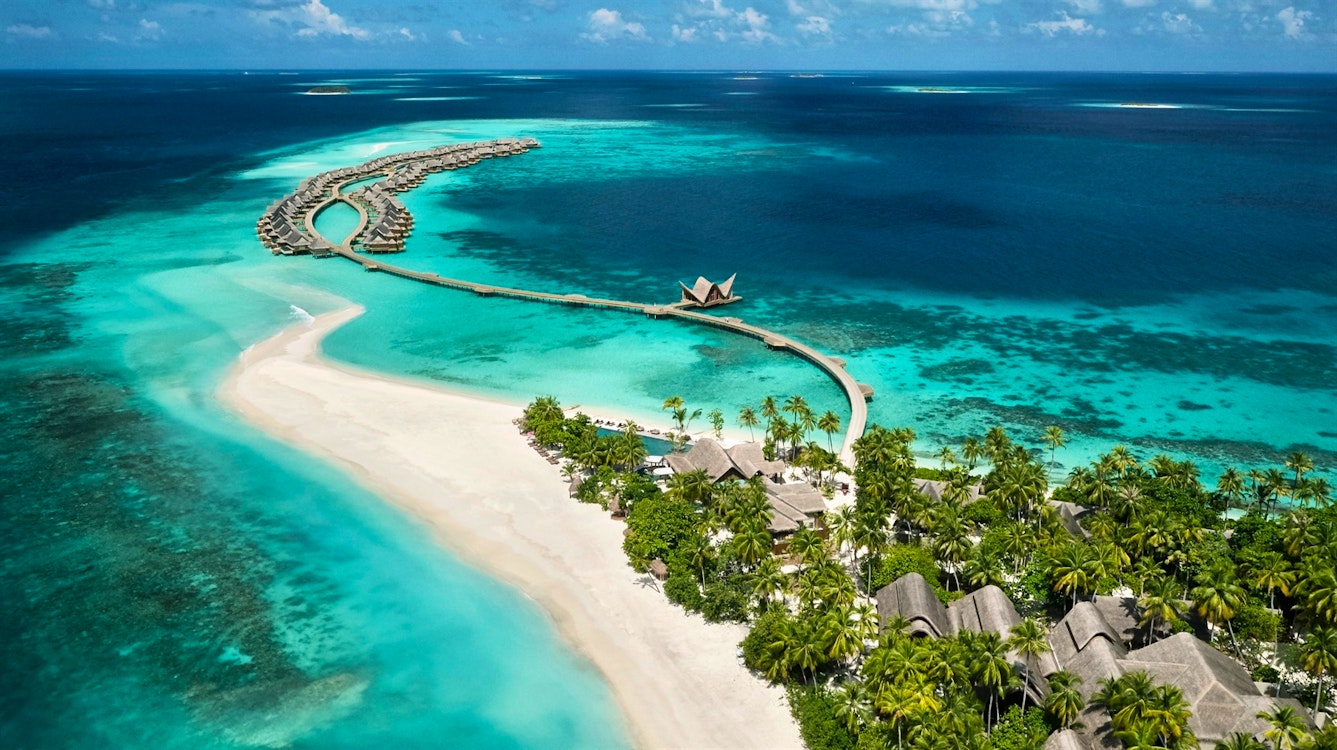Aerial View of JOALI Maldives, Indian Ocean 