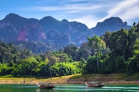 cheow larn lake in khao sok national park 