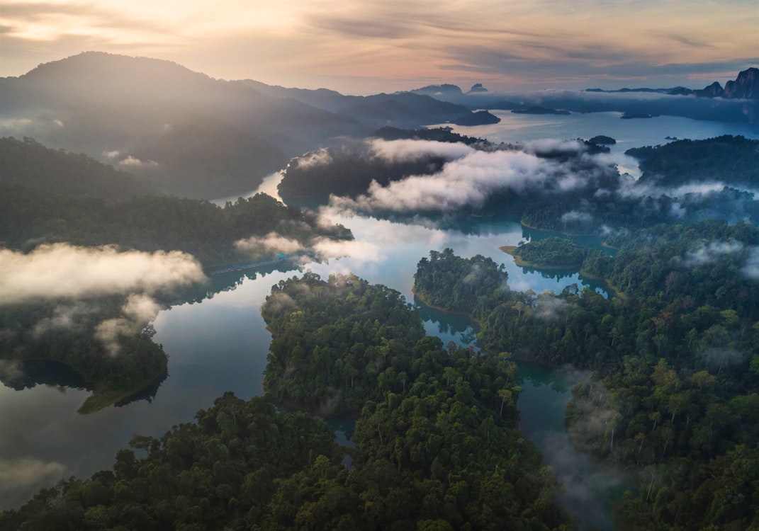 elephant hills thailand sunrise over elephant hills rainforest camp