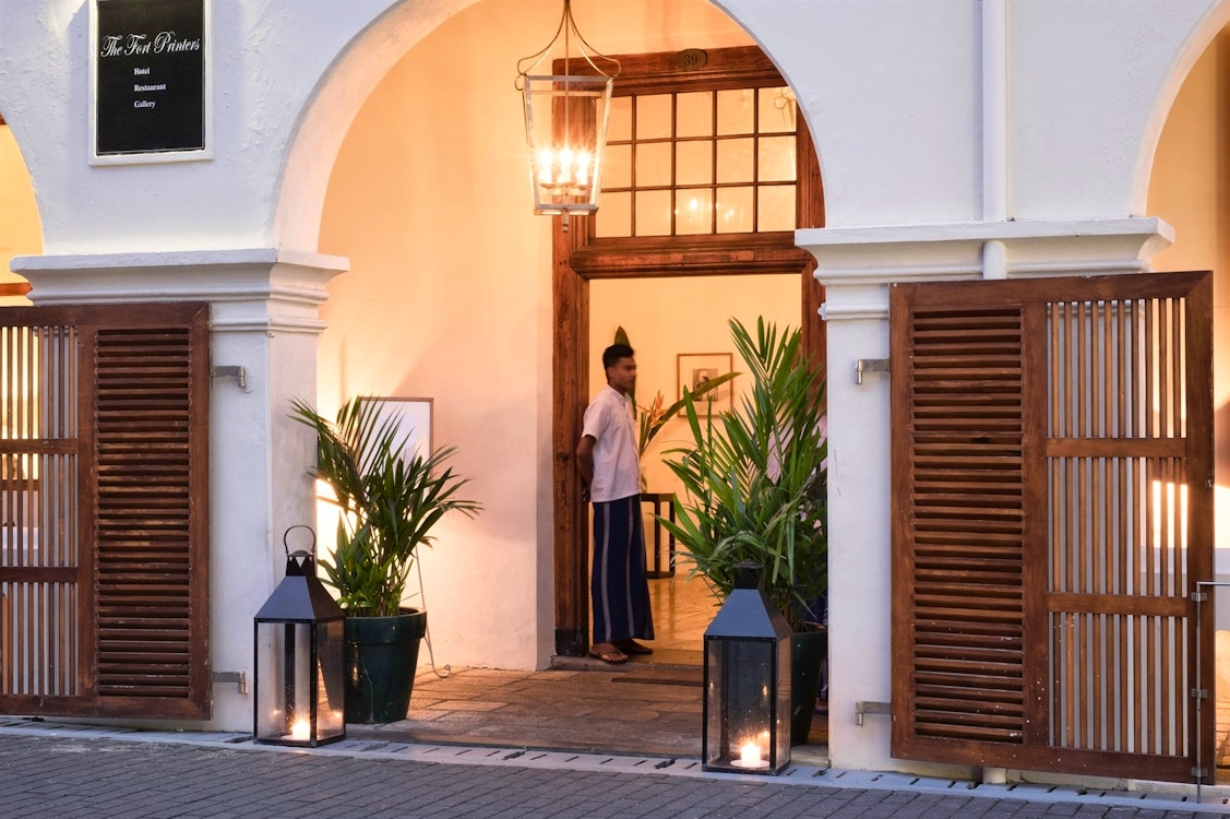 Entrance to Fort Printers