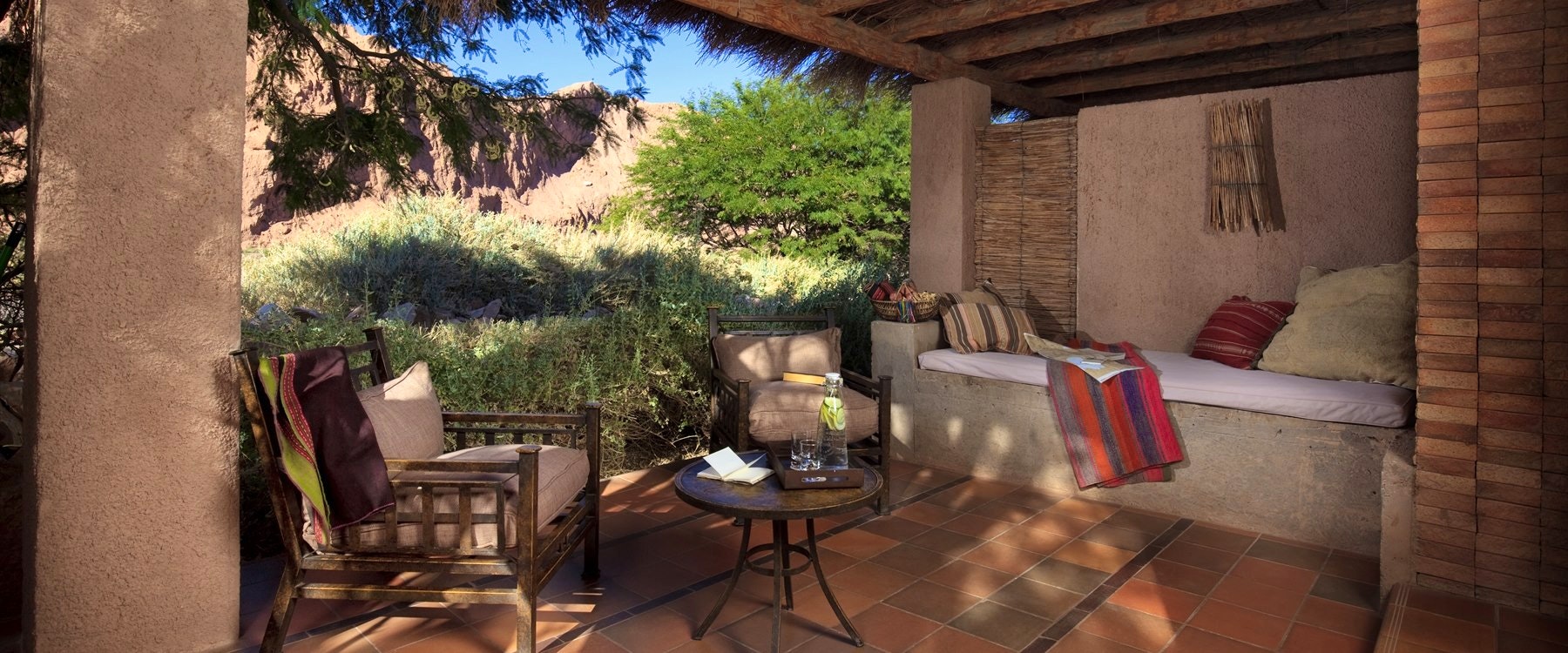 Private terrace area at alto atacama, Chile
