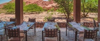 Outdoor restauant at alto atacama, Chile