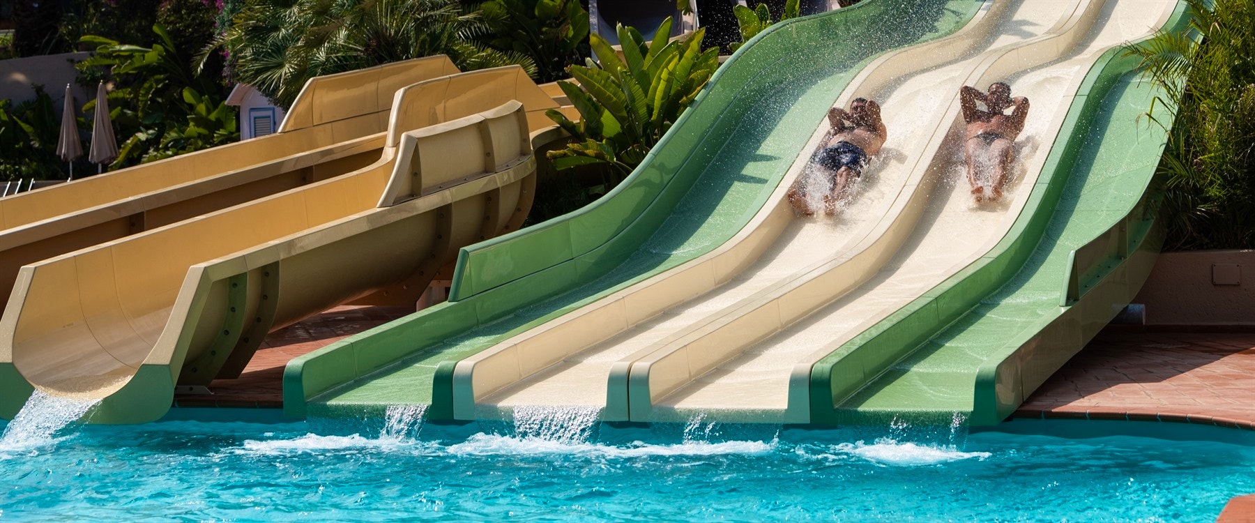 Aquapark at Forte Village Resort, South Sardinia, Italy 
