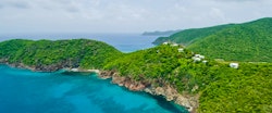 Stunning shot of Guana Island, British Virgin Islands
