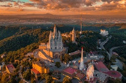 Aerial View Barcelona, Colours of Provence Wine Cruise with Barcelona & Paris, AmaWaterways luxury river cruise