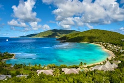 ariel view of rosewood little dix bay virgin gorda british virgin islands
