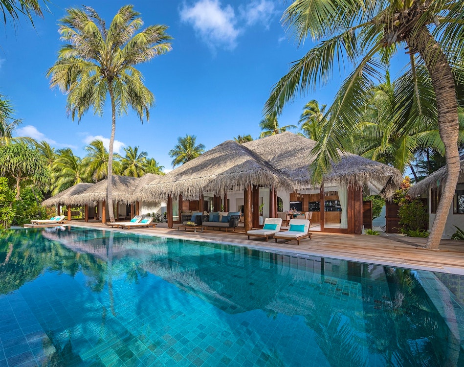 three bedroom beach pool residence