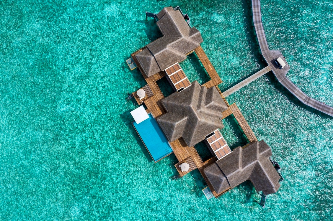 two-bedroom over water pool residence 