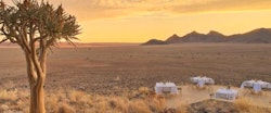Al fresco dining at &Beyond Sossusvlei Desert Lodge