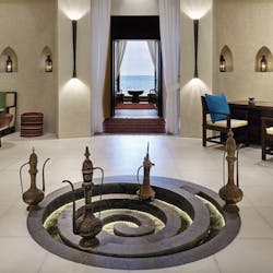 Spa Reception at Al Bustan Palace, A Ritz-Carlton Hotel, Muscat