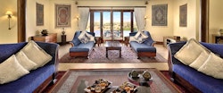 Presidential Suite Living Room at Al Maha, a Luxury Collection Desert Resort & Spa