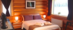 Bedroom Alpine Chalet Fireweed at Northern Lights Resort & Spa, Yukon