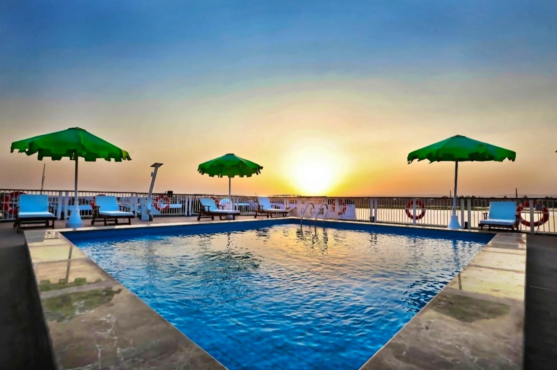 AmaDahlia Pool, Secrets of Egypt and the Nile, Cairo Roundtrip, AmaWaterways, AmaDahlia