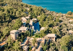aerial view of amanruya bodrum