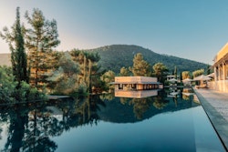 pool at amanruya bodrum