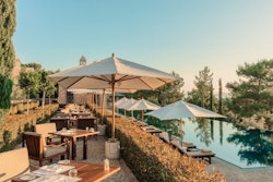 dining terrace amanruya bodrum