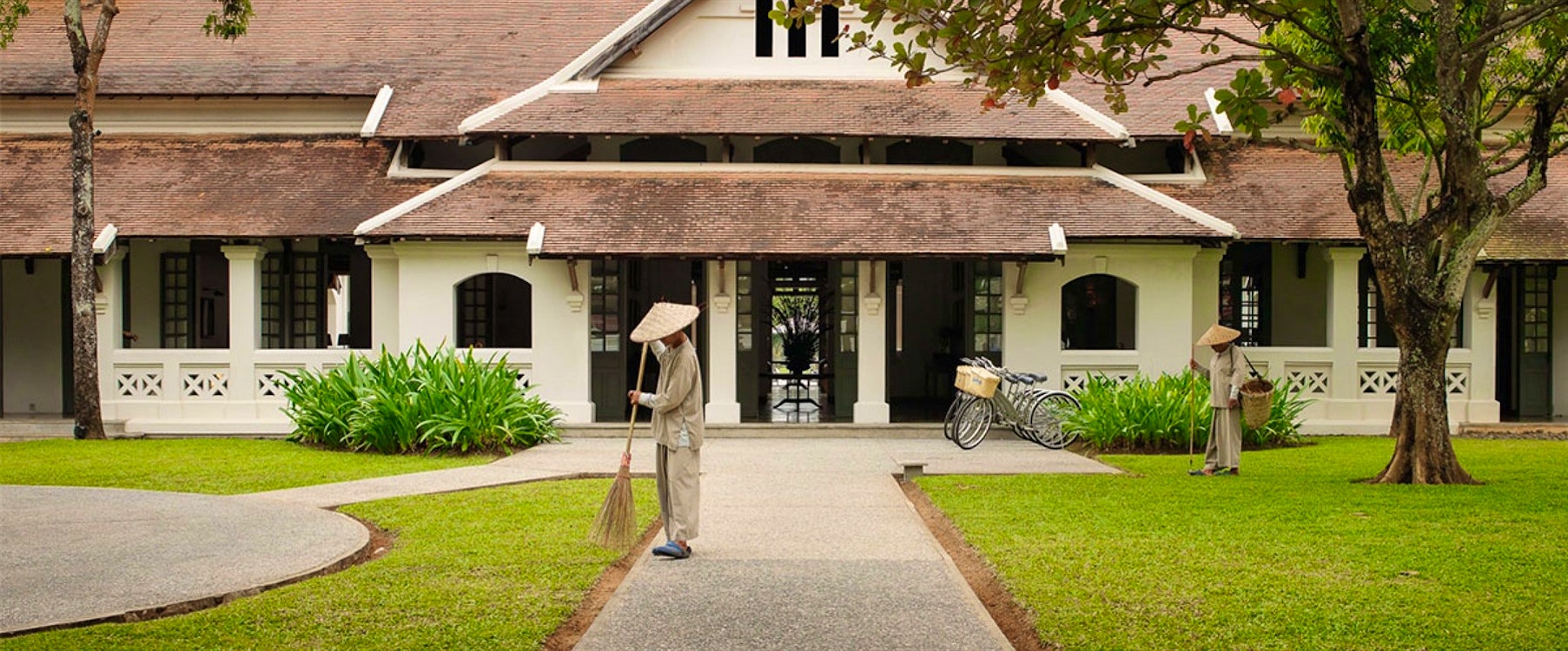 Front Facade at Amantaka, Laos