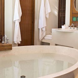 Bathroom at Amanwana, Bali