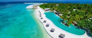 Spend your Easter holiday in the luscious Maldives at this chic resort