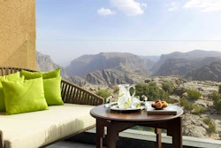Canyon View Balcony at at Anantara Al Jabal Al Akhdar