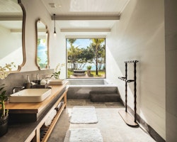 Beachfront pool villa bathroom at Anantara Koh Yao Yai Resort and Villas