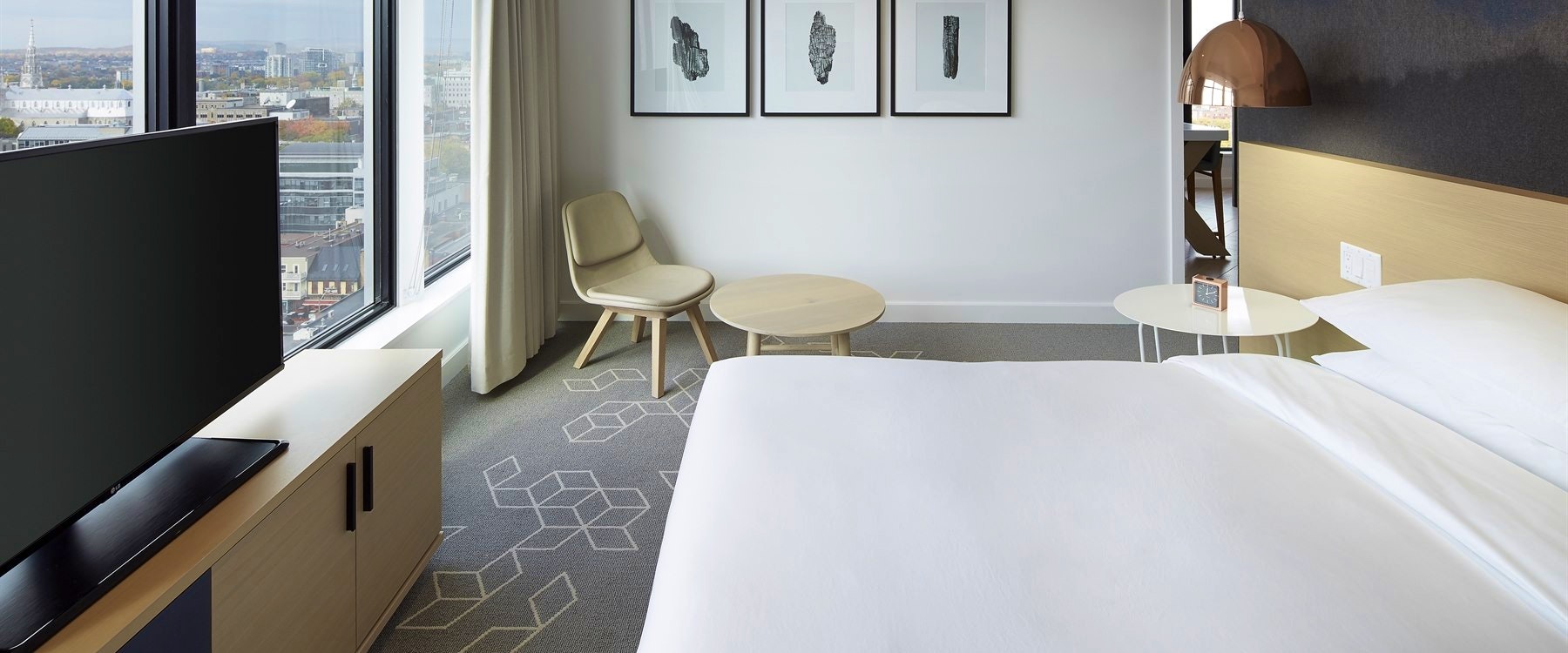 Large Suite Bedroom at Andaz Ottawa Byward Market, Ontario