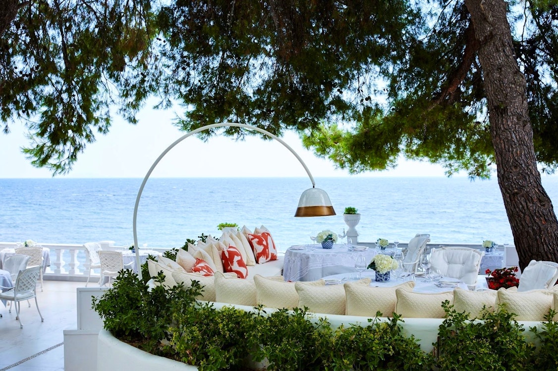 Andromeda Restaurant, Danai Beach Resort & Villas, Halkidiki, Greece