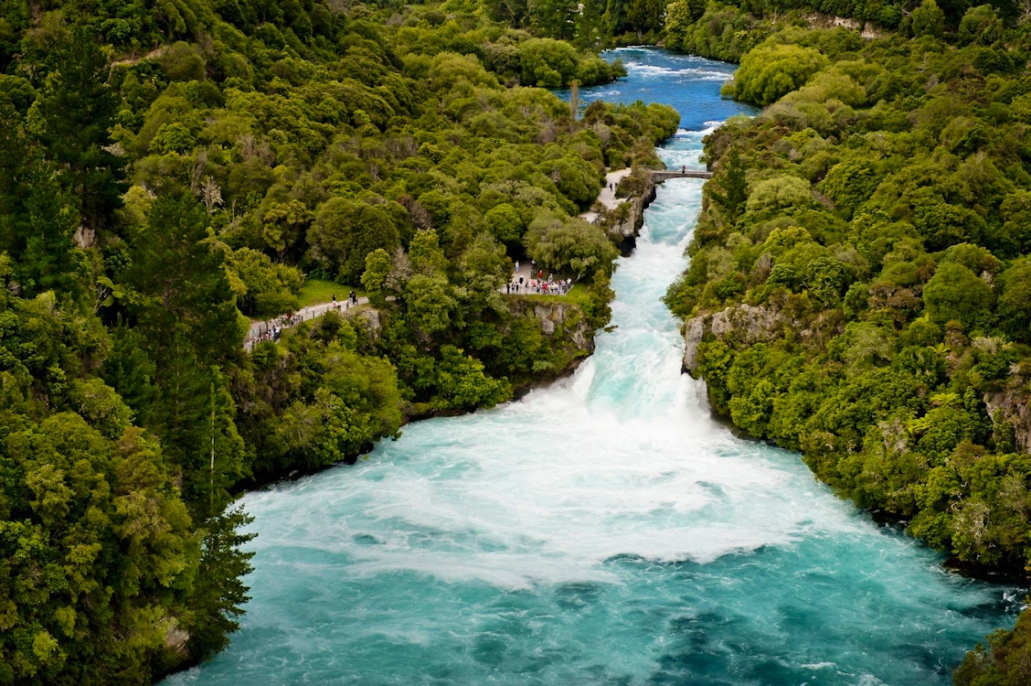 huka falls taupo new zealand