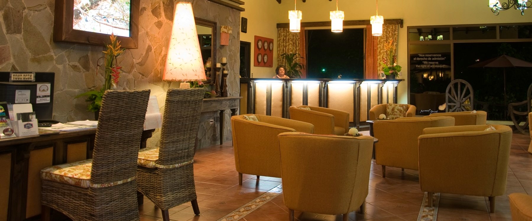 Lobby area, Arenal Springs Resort