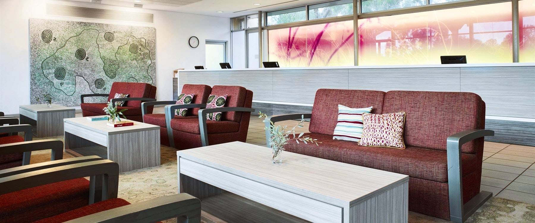 Reception area, Voyages Desert Gardens Hotel