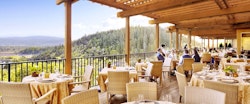 The Restaurant Al Fresco Terrace at Auberge du Soleil, Napa Valley