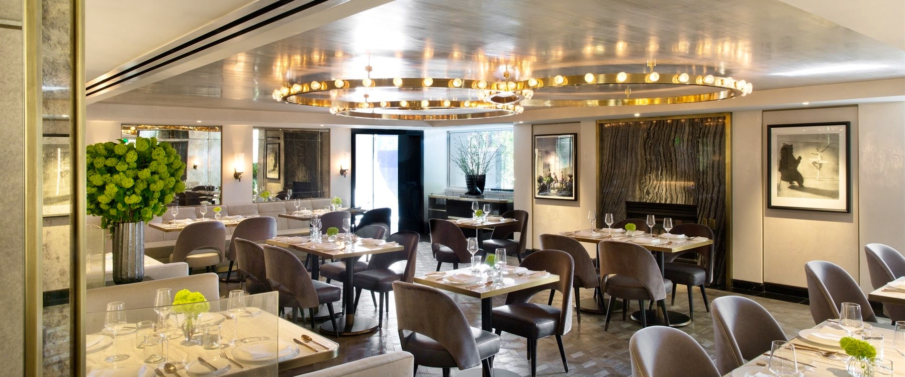 Avec Nous Dining Room at L'Ermitage Beverly Hills