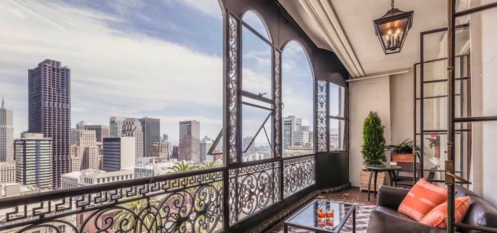 Balcony Views at Fairmont San Francisco, California 