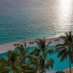 Swimming Pool at Amilla Fushi, Maldives, Indian Ocean